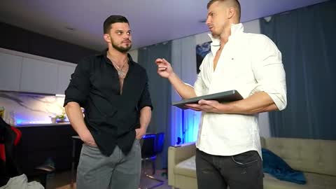 Snapshot of georgearmwrestler chatting on October 29, 2025, 6:42 pm George my Fansly online show from October 29, 2025, 6:42 pm