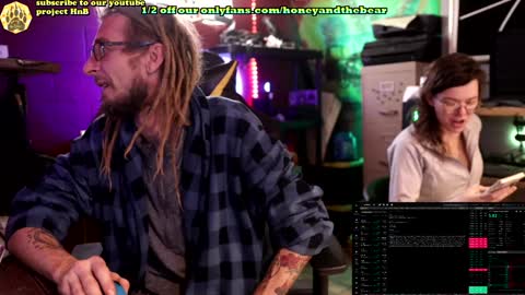 Snapshot of honeyand_thebear chatting on January 23, 2025, 4:04 pm Honey and Bear online show from January 23, 2025, 4:04 pm
