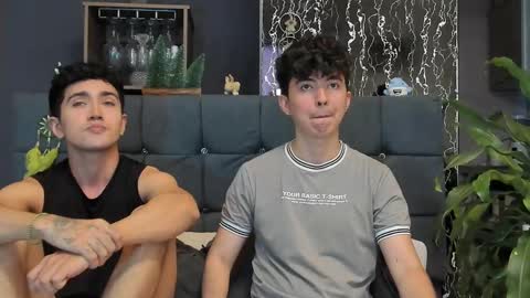 Snapshot of horny_twinks_guys chatting on March 4, 2025, 12:50 am Alex and Camilo online show from March 4, 2025, 12:50 am
