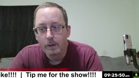 Bob Anderson online show from October 6, 2025, 2:25 pm