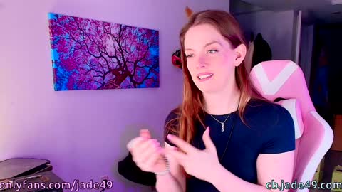 Snapshot of jade49 chatting on February 8, 2025, 10:51 pm Jade49 online show from February 8, 2025, 10:51 pm