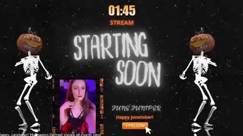 Snapshot of junejuniper chatting on October 6, 2025, 11:24 pm June Juniper online show from October 6, 2025, 11:24 pm