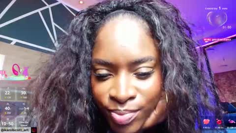 Snapshot of karol_scott1 chatting on October 1, 2025, 9:54 pm KAROL SCOTT online show from October 1, 2025, 9:54 pm