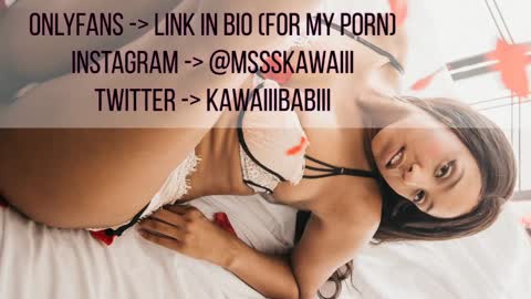 Snapshot of kawaiiibabiii chatting on January 18, 2025, 5:10 am Miss Kawaiii online show from January 18, 2025, 5:10 am