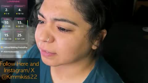 Snapshot of kimmiakiss22 chatting on October 31, 2025, 9:27 pm Kimmi online show from October 31, 2025, 9:27 pm
