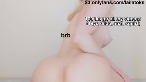 Snapshot of lailatoks chatting on December 24, 2024, 12:11 am lailatoks - TIP 100 tks  get all my videos 22 VIDEOS SQUIRT PUSSY DILDO online show from December 24, 2024, 12:11 am