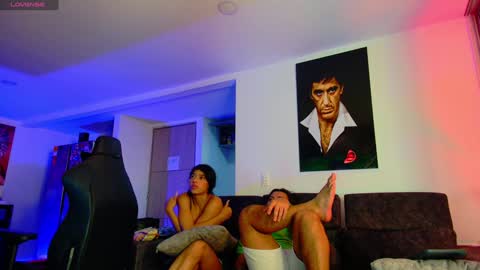 Snapshot of latin_couple77 chatting on February 4, 2025, 11:05 am Sara y Andy online show from February 4, 2025, 11:05 am