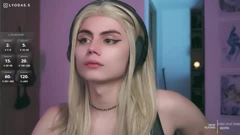 Lyodass online show from October 22, 2025, 2:12 am