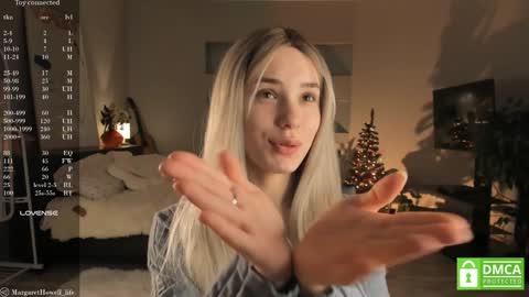 Snapshot of margarethowell chatting on January 14, 2025, 7:17 am Margaret online show from January 14, 2025, 7:17 am