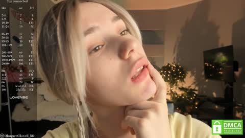 Snapshot of margarethowell chatting on January 18, 2025, 7:17 am Margaret online show from January 18, 2025, 7:17 am