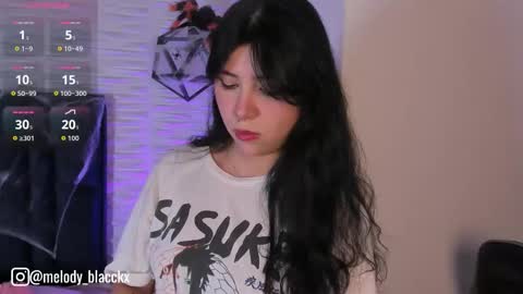 Snapshot of melody_black_ chatting on October 9, 2025, 9:02 pm Melody online show from October 9, 2025, 9:02 pm