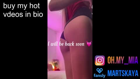 Snapshot of mia4sin chatting on November 21, 2025, 7:18 am Mia Martskaya online show from November 21, 2025, 7:18 am