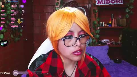 Midori 7u7 online show from March 4, 2025, 9:32 pm