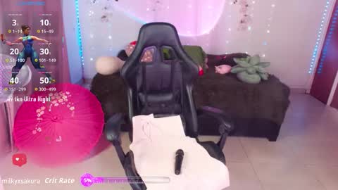Snapshot of milkysakura chatting on October 10, 2025, 12:31 am Abby Lilia online show from October 10, 2025, 12:31 am