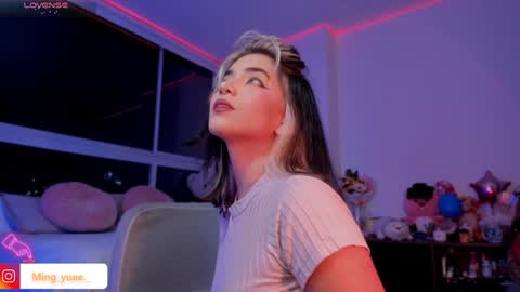 Snapshot of ming_yue_ chatting on January 25, 2025, 2:37 am My name is Fer Nice to meet you  give it a thumbs up please its important online show from January 25, 2025, 2:37 am