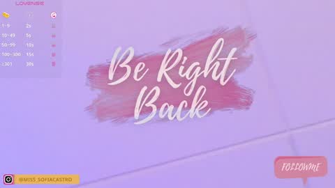 Sofia Castro online show from January 16, 2025, 11:37 am