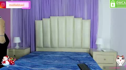 Snapshot of molliebue1 chatting on December 31, 2024, 11:31 am Hey Guys Im Mollie online show from December 31, 2024, 11:31 am