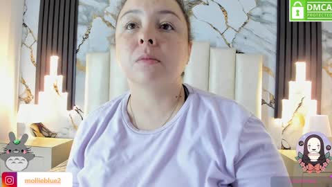 Snapshot of molliebue1 chatting on February 5, 2025, 12:06 pm Hey Guys Im Mollie online show from February 5, 2025, 12:06 pm