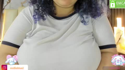 Snapshot of molliebue1 chatting on February 18, 2025, 3:10 pm Hey Guys Im Mollie online show from February 18, 2025, 3:10 pm