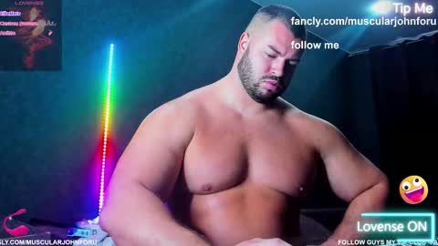Snapshot of muscularjohnforu chatting on September 20, 2025, 11:55 am click icon for peach  online show from September 20, 2025, 11:55 am