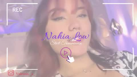 Snapshot of nahia_low chatting on February 27, 2025, 2:53 am  Valeria  online show from February 27, 2025, 2:53 am