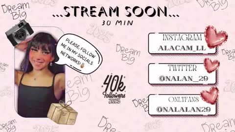 Onlyf4s nalalan29 online show from February 15, 2025, 6:12 am