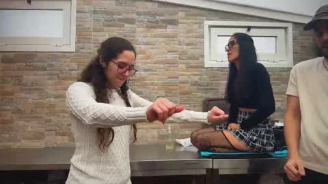 Snapshot of naughtyluxe chatting on November 19, 2025, 10:15 am ANDREA STEPH MIKE online show from November 19, 2025, 10:15 am