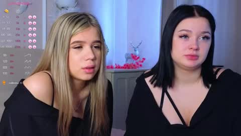 Snapshot of phyllisheart chatting on February 23, 2025, 8:49 am Lora black and Lili blonde welcome you here online show from February 23, 2025, 8:49 am