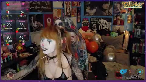 Snapshot of playgh0ul chatting on October 26, 2025, 5:46 am playgh0ul Ghoulie online show from October 26, 2025, 5:46 am