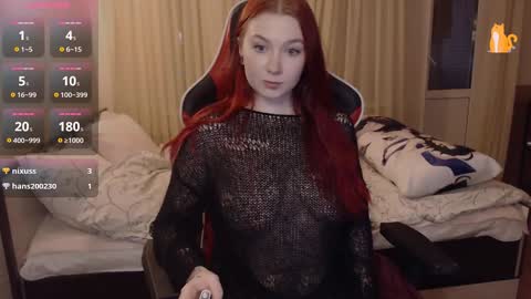 Snapshot of redhaired_kitty chatting on December 4, 2024, 6:00 am Lina online show from December 4, 2024, 6:00 am