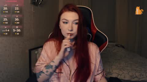 Snapshot of redhaired_kitty chatting on January 30, 2025, 10:51 pm Lina online show from January 30, 2025, 10:51 pm