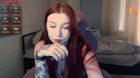 Snapshot of redhaired_kitty chatting on March 3, 2025, 8:49 am Lina online show from March 3, 2025, 8:49 am