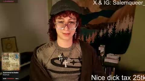 Snapshot of salemqueer_ chatting on September 10, 2025, 1:49 am Sam online show from September 10, 2025, 1:49 am
