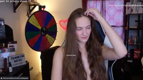 The Real Samantha Hayes haha  online show from December 5, 2024, 9:17 pm