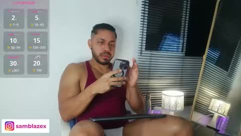 Snapshot of samblazex7 chatting on October 6, 2025, 1:58 am Sam Blaze online show from October 6, 2025, 1:58 am