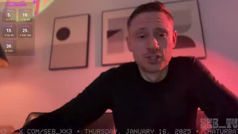 Sebastian online show from January 17, 2025, 1:47 am