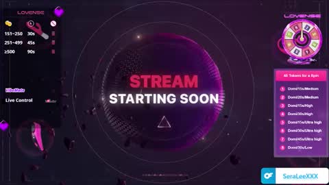 SeraLeeXXX online show from October 21, 2025, 4:19 pm