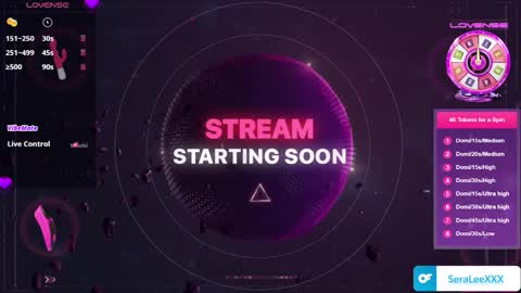 SeraLeeXXX online show from November 25, 2025, 5:57 pm