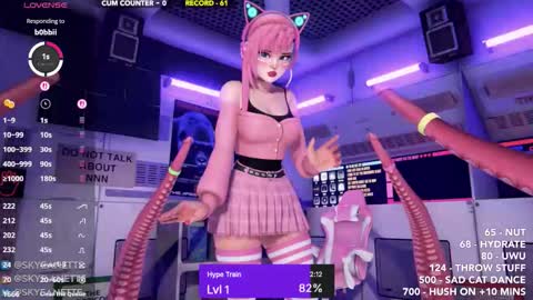 SkyeAnette online show from November 23, 2025, 2:22 am