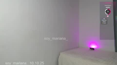 Snapshot of soy_mariana_ chatting on October 10, 2025, 7:18 am M A R I A N A online show from October 10, 2025, 7:18 am