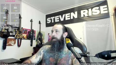 Snapshot of stevenrisenyc chatting on November 14, 2025, 2:54 am StevenRiseNYC online show from November 14, 2025, 2:54 am