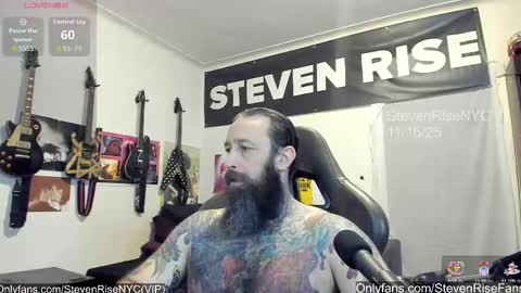 Snapshot of stevenrisenyc chatting on November 16, 2025, 10:59 pm StevenRiseNYC online show from November 16, 2025, 10:59 pm