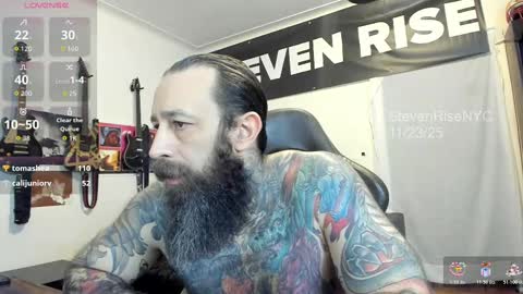 Snapshot of stevenrisenyc chatting on November 24, 2025, 1:16 am StevenRiseNYC online show from November 24, 2025, 1:16 am