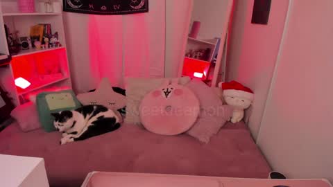 Snapshot of sweetdeemon chatting on December 25, 2024, 3:50 am Vernica Help me to reach 80 likes thank you online show from December 25, 2024, 3:50 am