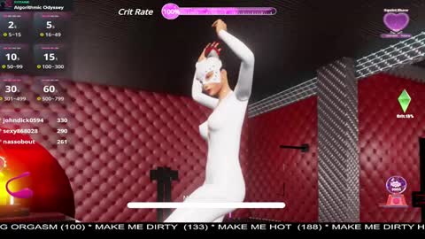 Snapshot of systaime chatting on January 9, 2025, 1:29 am MISTRESS LISA FIRST 3DXCHAT CAMGIRL 3dxchat anime gaming mistress domina online show from January 9, 2025, 1:29 am