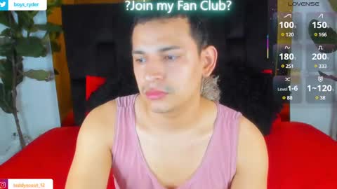 Snapshot of teddy_cowboy chatting on February 14, 2025, 11:31 am Follow me on Twitter boys ryder and instagram teddyscoot 12 online show from February 14, 2025, 11:31 am