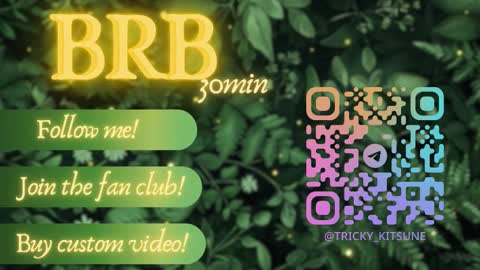 Snapshot of trickykitsune chatting on November 3, 2025, 1:01 pm trickykitsune online show from November 3, 2025, 1:01 pm