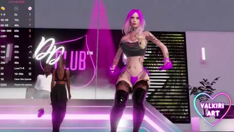 Snapshot of valkiriart chatting on February 6, 2025, 2:11 am valkiriart online show from February 6, 2025, 2:11 am