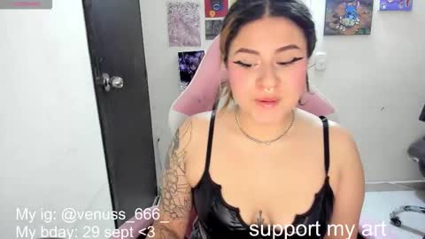 Snapshot of venussx_x chatting on September 11, 2025, 6:52 pm Venus MY BDAY 29 SEPT online show from September 11, 2025, 6:52 pm