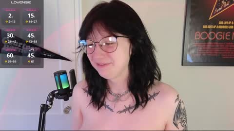 Snapshot of violetwinter666 chatting on December 29, 2024, 3:24 pm Violet Winter  indie sleaze goth girl next door online show from December 29, 2024, 3:24 pm